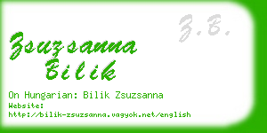 zsuzsanna bilik business card
